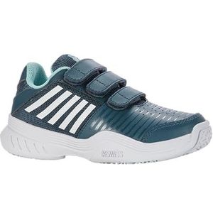 K-Swiss Performance Court Express Strap Omni tennisschoen, Indian Teal/White/Aqua Splash, 29 EU, Indian Teal White Aqua Splash, 29 EU