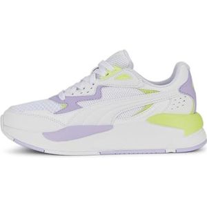 PUMA Unisex Kid's X-ray Speed Play Jr Sneaker, Puma Wit Puma Wit Vivid Violet Lelie Pad, 38 EU