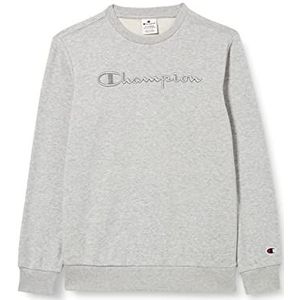 Champion Rochester 1919-Champion Logo Crewneck sweatshirt, grijs melange (NOGM), 9-10 jaar kinderen en jongens, grijs gemêleerd (Nogm)