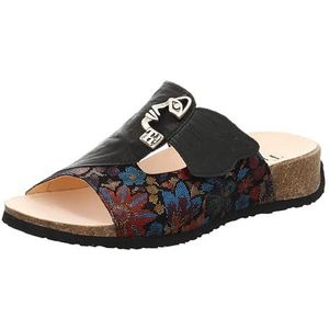 Think! Mizzi pantoffels voor dames, zwart combi 9160, 40 EU Smal