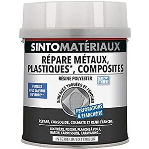 SINTO Repareert metaal, kunststof, composieten 1 kg – ideaal voor repareren, consolideren, afdichten en waterdicht maken