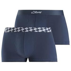 s.Oliver - Boxershorts - Marineblauw - Set van 2