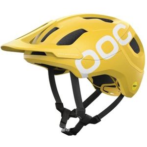 POC Axion Race MIPS Fietshelm voor volwassenen, uniseks, Aventurine geel mat, L (59-62cm)