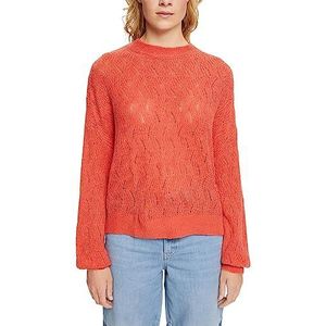 edc by ESPRIT Dames 092CC1I312 pullover, 645/CORAL, XL