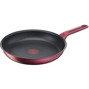 TEFAL Daily Chef G2730402 Koekenpan, 24 cm, duurzame antiaanbaklaag, gemakkelijk te reinigen, thermo-signaalfunctie, inductie, geproduceerd in Frankrijk