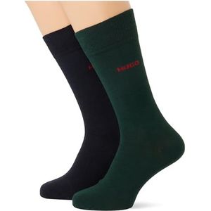 HUGO - Kniekousen - Effen - Pak van 2 paar - Puur Katoen