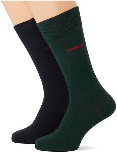 HUGO - Kniekousen - Effen - Pak van 2 paar - Puur Katoen