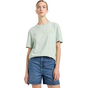 Lee Borduurwerk Pocket Tee, Soft Sage, L