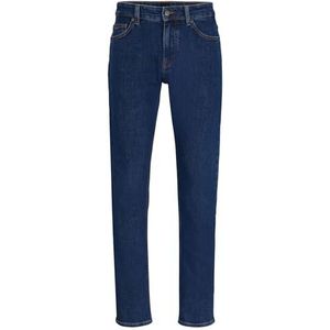 BOSS Heren Delaware BC-C Blauwe Slim-Fit Jeans van comfortabel stretch-denim, Navy416, 30W x 32L