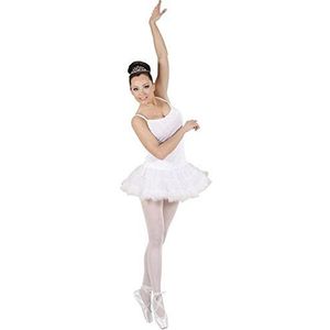 Widmann – Kostuum Prima Ballerina voor vrouwen, wit, maat S (76401)