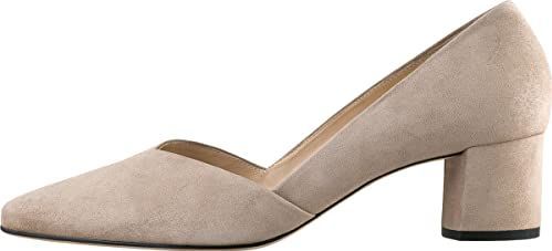 Högl - Boulevard 45 - Pumps - Beige - Blokhak - Anatomisch Gevormd Voetbed