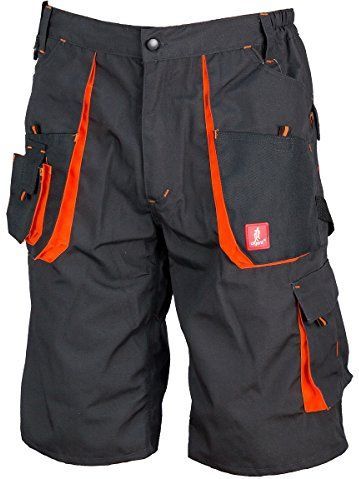 Urgent - URG-A 58 - Korte Werkbroek - Grafiet/Oranje - Zomer