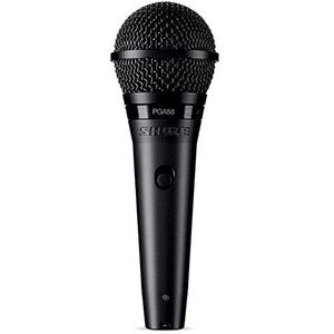 Shure PGA58 Dynamische microfoon-Handheld vocale microfoon met aan/uit-schakelaar, 3-pins XLR-connector, 15 'XLR-naar-QTR-kabel, standadapter en ritszak (PGA58-Qtr-E)