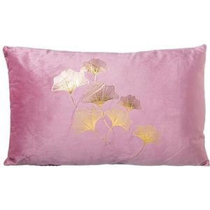 Alexandra House Living Kussen, roze, goud, textiel, 50 x 30 cm