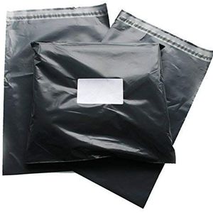 triplast 14 x 40,6 cm plastic enveloppe bag - grijs (100 stuks)