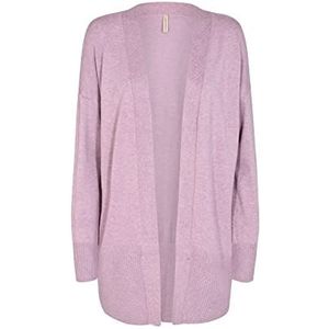 SOYACONCEPT dames gebreid vest, Violet Mist Melange, S