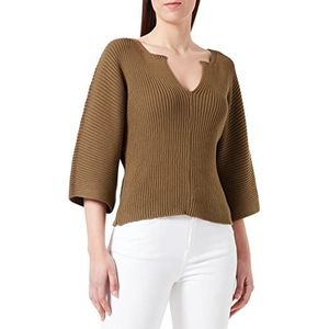 Sisley dames sweater, legergroen 3p7, M