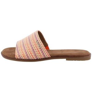 Tom Tailor Dames 5390390030 Schuifsandalen, roze-multi, 37 EU, Pink Multi, 37 EU