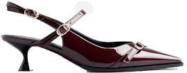 Gioseppo - Sabin - Slingback Pumps - Lakleer - Hakhoogte 4 cm