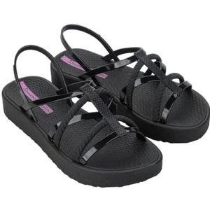 Ipanema DIVERSA Flatform AD Sandalen, Black/Black/Lilac, 37 EU, Black Black Lilac, 37 EU
