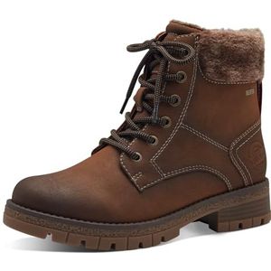 s.Oliver Dames Lace Boot Flat 5-26227-43 sneeuwlaarzen, Cognac, 37 EU, cognac, 37 EU
