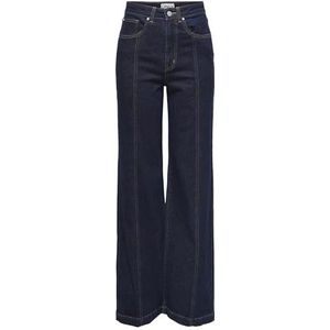 Onlhope Ex Hw Wide DNM Mae1288 Noos, donkerblauw (dark blue denim), 25W x 30L