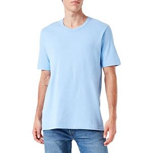 Armor Lux, T-shirt, korte mouwen, ronde hals, voor heren - blauw - Small