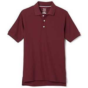 French Toast Uniseks kinderpolo met korte mouwen, van piquéstof, Rood, 4