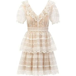 ApartFashion Jurk voor dames, crème, normaal, crème, 34