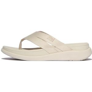Fitflop Vrouwen F-Mode GO Webbing Flatform Strappy FLIP-Flops, Beige, 3 UK, Beige, 36 EU
