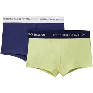 United Colors of Benetton Set van 2 boxershorts, Geel, 140
