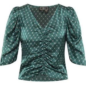 caspio Dames blouseshirt 19523975-CA06, groen, S, groen, S