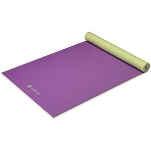 Gaiam Yoga Mat - Effen kleur Oefening & Fitness Mat voor alle soorten Yoga, Pilates & Vloer Workouts (172,7 cm x 61,0 cm x 4mm of 6mm Dik)