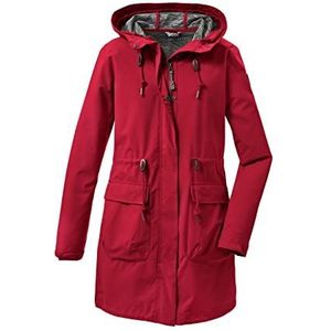 G.I.G.A. DX Women's Casual softshell parka met capuchon - GS 99 WMN SFTSHLL PRK, modern red, 40, 37955-000