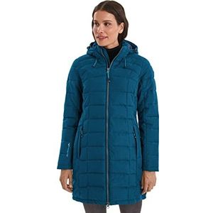 Killtec Skane Wmn gewatteerde parka voor dames in donslook met afritsbare capuchon