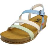 ART Sandaal  lichtblauw / pastelgroen / wit