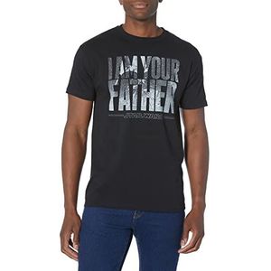 Star Wars T-shirt, officieel gelicentieerd product voor papa, herenoverhemd, zwart., XL