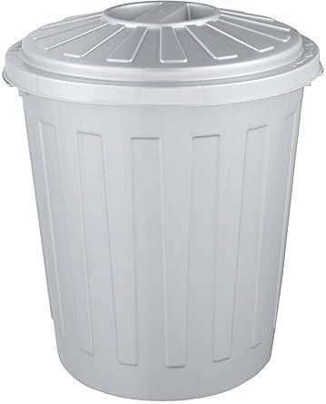 keeeper - Universele Afvalemmer - Zilverkleurig - 7 l - Robuuste Kunststof - Mat