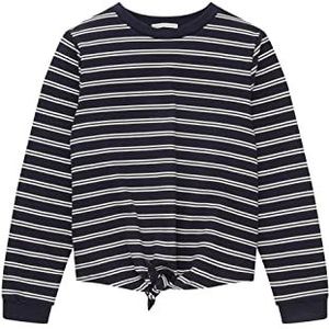 TOM TAILOR Meisjes Sweatshirt 1035202, 31442 - Navy Off White Stripe, 92-98