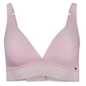 Skiny Dames Triangel Spacer Micro Lace, Future Rose, 80A