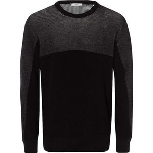 Style Rick Feel Good Sportive - trui met ronde hals in exclusieve kwaliteit, zwart, L