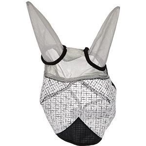 Kerbl 324516 vliegenmasker met oor- en uv-bescherming, wit, Cob