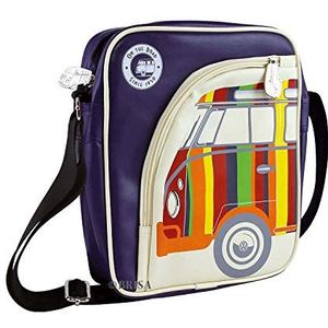 BRISA VW Collection Volkswagen VW T1 Bus Transporter Tablet-PC Schoudertas Portretformaat- Strepen