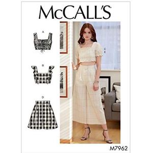 McCall's Dames Tops, shorts en broeken, papier, wit, verschillende kleuren