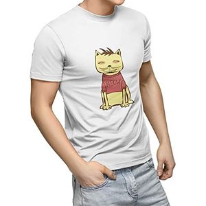 Bonamaison Uniseks Volwassene TRTSNW100076-S T-shirt, Wit, S