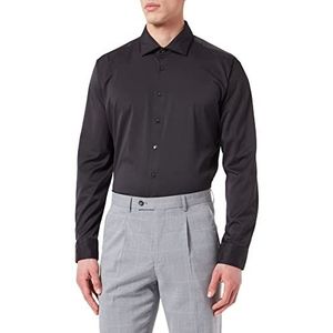Seidensticker Zakelijk overhemd voor heren, zwart, 36 NL