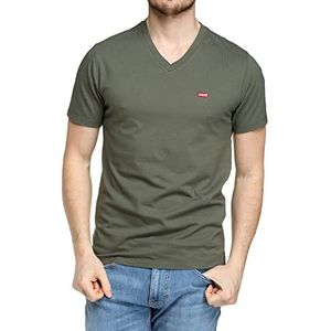 Levi's Original Housemark V-Neck T-shirt Mannen, Thyme, XS