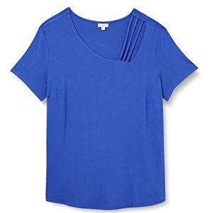 Avenue Dames Plus Size Top V Uitgesneden Shirt, Dazzling Blauw, 42 grote maten