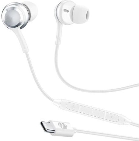 Music Sound AUINEARMSTYPEC2W Koptelefoons - Wit - Bedraad - USB-C