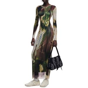 Desigual - Mesh Maxi Jurk - Multi